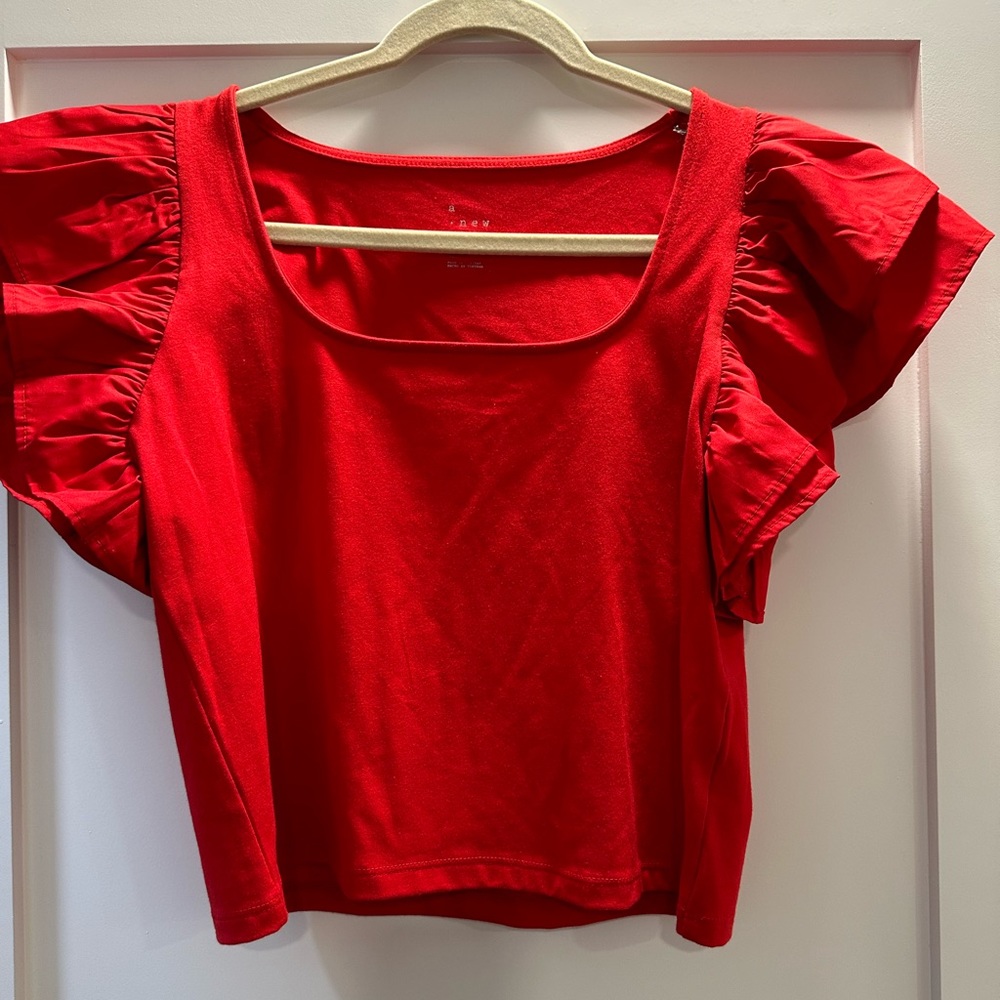 Target top. Size: medium. Color: Red.